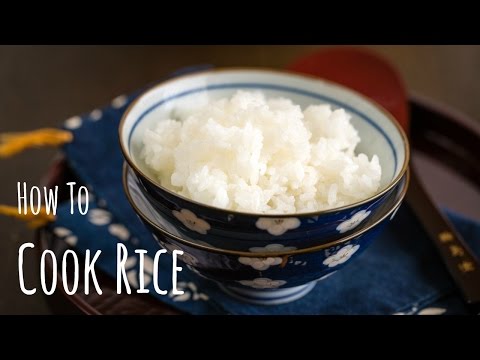 How to Cook Rice (Recipe) 美味しいご飯の作り方（レシピ）