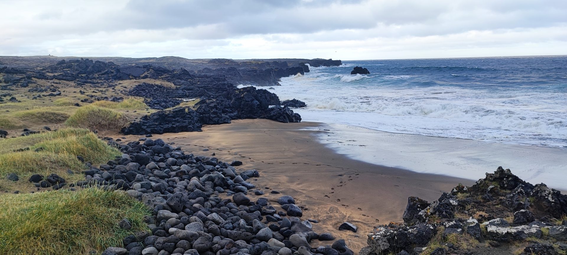 Skarðsvík Beach: One of Iceland’s Few non-Black Beaches
